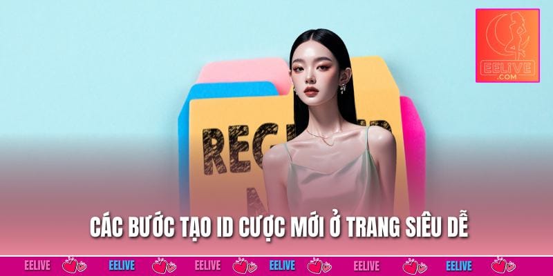 Các bước tạo ID cược mới ở trang siêu dễ